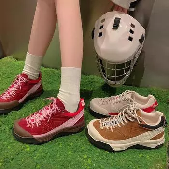 Спортивная обувь на платформе Niche, детская повседневная обувь, ранняя весна, новые ретро-кейсы для походов на открытом воздухе, кроссовки для бега 35