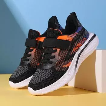 Спортивная обувь унисекс, подходит для мальчиков и девочек, для активного отдыха, например, бега, фитнеса и игр с мячом. Size28 ,Foot Length17.5cm чёрный