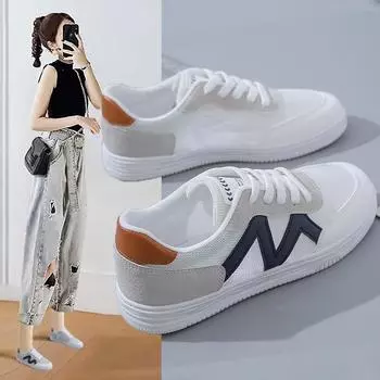 Спортивная обувь женские дышащие кроссовки белые кружевные туфли для баскетбола женские сверхлегкие женские вулканизированные туфли летние повседневные кроссовки 35 хаки