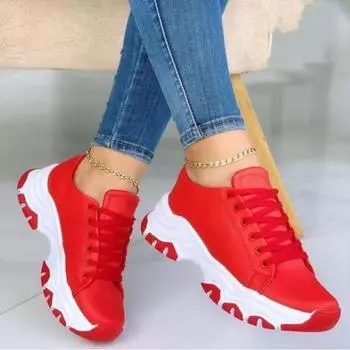 Спортивная обувь женские мокасины на шнуровке модные плоские туфли новый стиль весна повседневная дышащая вулканизированная обувь Zapatos Chaussure 37