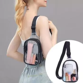 Спортивная поясная сумка прозрачная сумка-слинг поясная сумка нагрудная сумка через плечо