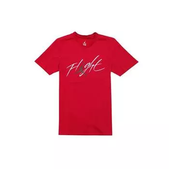 Спортивная повседневная футболка с коротким рукавом и логотипом Air Jordan Jumpman, мужские топы красного цвета BQ1456-687 M