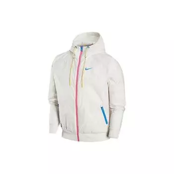 Спортивная повседневная куртка Nike с длинным рукавом, мужская верхняя одежда, белая FJ7680-030 XL