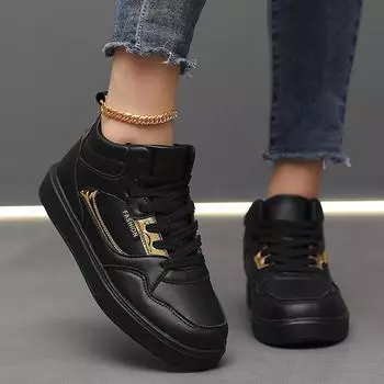 Спортивная повседневная обувь Кроссовки Повседневные спортивные кроссовки на шнуровке, модные повседневные кроссовки, высококачественные цветовые украшения, повседневные 35