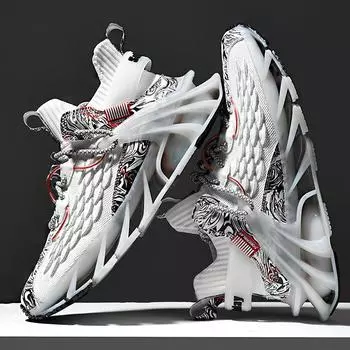 Спортивная повседневная обувь. Мужская обувь. Обувь из дышащей сетки. Вулканизированные кроссовки. Нескользящие мужские лоферы. Размер 39–45. 39 белый