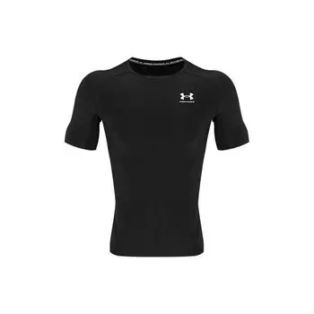 Спортивная рубашка для фитнеса с коротким рукавом Under Armour Training, мужские топы, черные 1361518-001 L