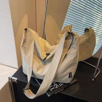 Спортивная сумка через плечо, большая вместимость, сумка через плечо для поездок на работу, женская сумка-тоут кофейный