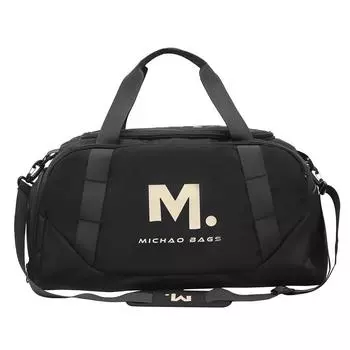 Спортивная сумка Colorblock с принтом, большая вместимость, легкая, сухая и влажная, раздельная сумка для багажа с дорожным чехлом через плечо для обуви розовый