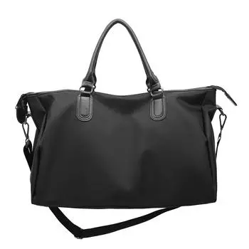 Спортивная сумка для фитнеса, мужская дорожная сумка, женская, большой емкости, дорожная сумка для отдыха на открытом воздухе чёрный