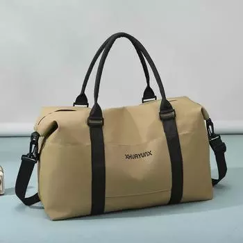 Спортивная сумка для фитнеса Oxford Большая вместимость Посадочная сумка для мужчин и женщин Сумка для путешествий на короткие расстояния чёрный