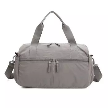 Спортивная сумка для тренажерного зала мужская женская водонепроницаемая сумка для плавания большая вместимость ручная сумка сумка для путешествий на открытом воздухе сумка для хранения багажа темно-серого