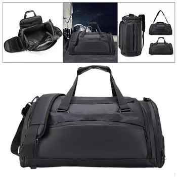 Спортивная сумка дорожная дорожная мужская женская многоцелевая ночная сумка рюкзак с регулируемым плечевым ремнем S 49cmx26cmx22cm
