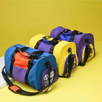 Спортивная сумка, гладкая молния, 3 цвета, износостойкая