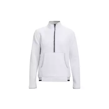 Спортивная толстовка с воротником-стойкой Under Armour, женские топы, белые 1366355-100 L