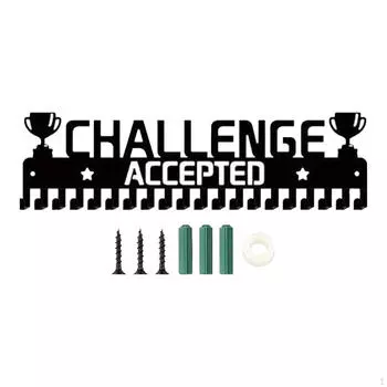 Спортивная вешалка для медалей, стойка, декоративная витрина для ювелирных изделий, черный органайзер, полка для трофеев