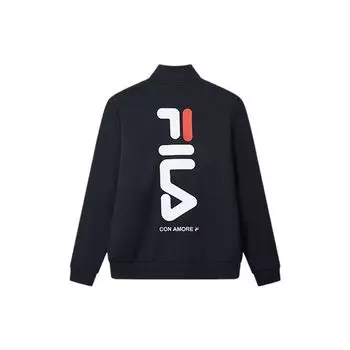 Спортивная вязаная куртка с длинными рукавами FILA, осенняя мужская верхняя одежда, легендарный синий F11M028504F-NV