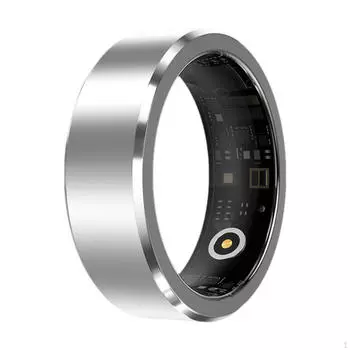 Спортивное кольцо Шагомер Фитнес-трекинг для бега, ходьбы, йоги Silver 2.28inch