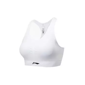 Li Ning Plain Logo Спортивное нижнее белье Женское нижнее белье Белое YUBT006-1 L