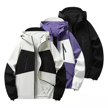 Спортивное пальто, верхняя куртка, повседневная куртка, мужской и женский одинаковый стиль, весна и осень S слоновая кость