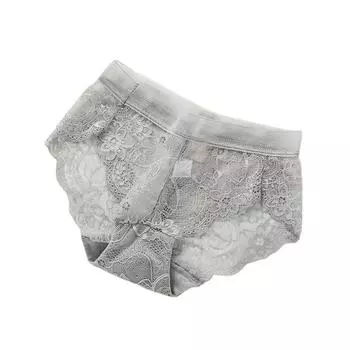 Спортивное, удобное, дышащее и модное женское нижнее белье со средней посадкой для японских девочек M серый