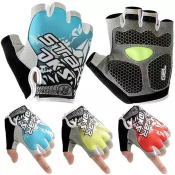 Спортивные 3D гелевые перчатки с противоскользящей подкладкой для фитнеса, тяжелой атлетики, бодибилдинга, тренировок, кроссфита для мужчин и женщин M