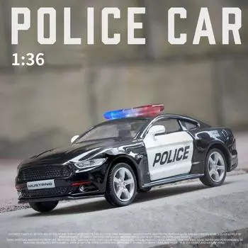 Спортивные автомобили, инерционный автомобиль, открытые двери, модель полицейской машины, детский подарок, модель игрушки, коллекция