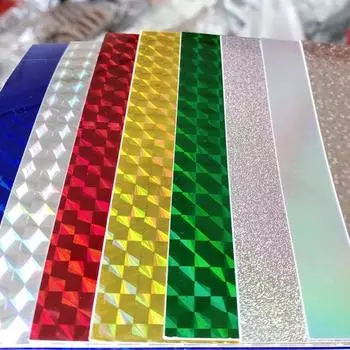 Спортивные аксессуары MUQZI, 10 шт., 3D стереоскопическая радужная лазерная наклейка, рыболовная приманка, аксессуары из материала «сделай сам» 5