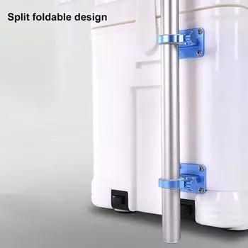 Спортивные аксессуары MUQZI, практичная коробка для рыбалки, основания для зонтов, увеличенная база, аксессуары для рыбалки, простота в использовании синий