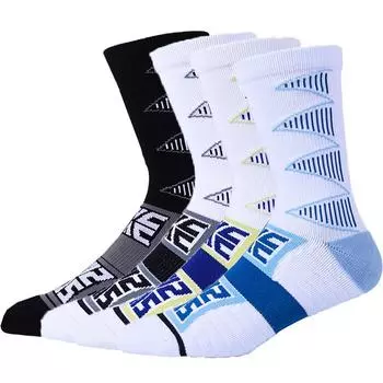 Спортивные баскетбольные носки для экипажа, элитные толстые дышащие хлопковые носки с мягкой подкладкой для бега, пешего туризма, катания на лыжах, компрессионные носки для мужчин и женщин US 6-12 EU38-45