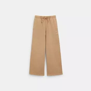 Спортивные брюки Coach Garment Dye, бледно-хаки