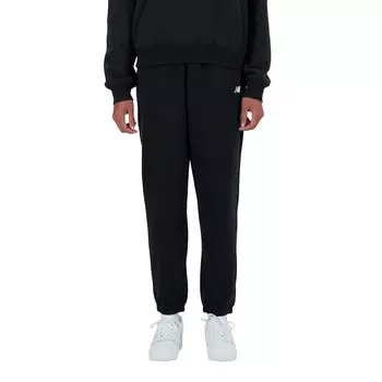 Спортивные брюки джоггеры из французской махры Sport Essentials BK [New Balance] (Флис Флис) (WP41500) Женский (черный)