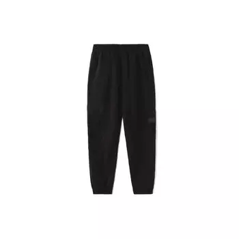 Спортивные брюки Li Ning Badfive Basketball Series с плетеными манжетами, мужские брюки черного цвета AYKR363-2 S