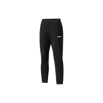 Спортивные брюки Li Ning Badminton Series Straight Leg Мужские низы черного цвета AKLT317 M
