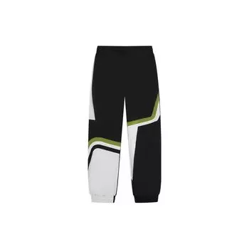 Спортивные брюки Li Ning Color Block с эластичной талией, мужские, черные, AYKSA95-2 XS