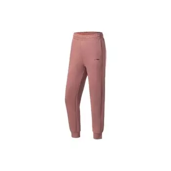 Спортивные брюки Li Ning Fitness Series из хлопковой смеси с манжетами, женские брюки Dusty-Rose AKLS030-4 M