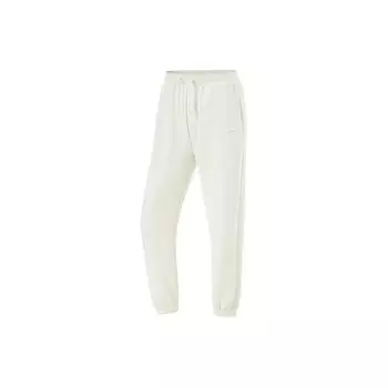 Спортивные брюки Li Ning Fitness Series однотонные свободные на шнурке, женские, серебристо-березово-серые AKLU482-1 S