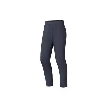 Спортивные брюки Li Ning Fitness Series с эластичным поясом, прямые, однотонные, мужские, холодные, песочно-черные AKLS953-7