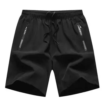 Спортивные брюки, шорты для мальчиков, летние тонкие пятиугольные брюки, прямые свободные большие брюки, брюки для бега и фитнеса 8XL