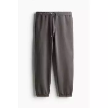 Спортивные брюки свободного кроя HM темно-серого цвета L