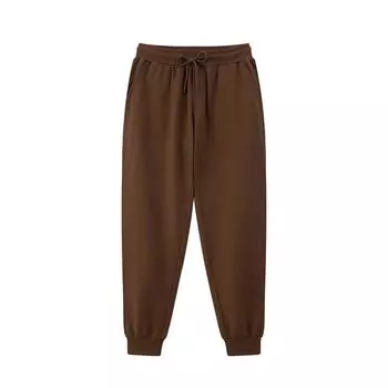 Спортивные брюки унисекс из бархата AG35 350 г для осени/зимы — модная повседневная спортивная одежда XL