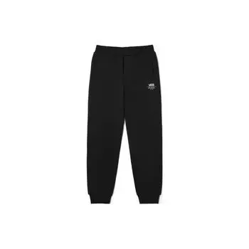 Спортивные брюки Vans Solid Color Logo Print Cuffs Knit Детские штаны Black VN000G34BLK M