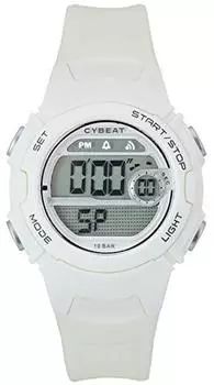 Спортивные часы 10 ATM водонепроницаемые цифровые часы белые [J-Axis] ACY16-W женские