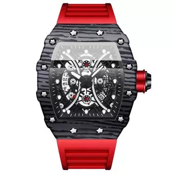 Спортивные часы Светящиеся часы Seiko Domineering Аналоговые кварцевые часы с ручным заводом Водонепроницаемые Регулируемая дата Крутые часы Экологически чистые