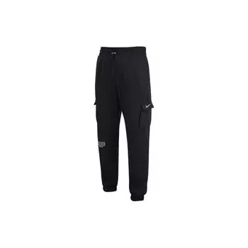 Спортивные джоггеры для фитнеса и тренировок Nike с однотонным принтом логотипа, женские брюки, черные DN4845-010 L