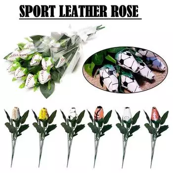 Спортивные кожаные розы Искусственные бейсбольные баскетбольные футбольные симуляторы