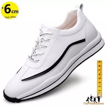 Спортивные кроссовки для мужчин, увеличивающие рост, стелька 6 см, сетка, мужская, для отдыха, мода, большие размеры 36-44 37