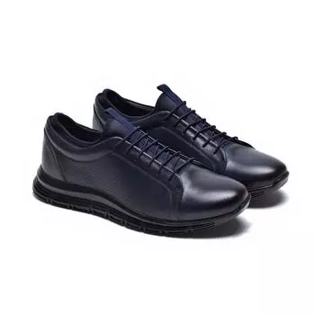 Спортивные кроссовки на шнуровке и без шнуровки из натуральной телячьей кожи