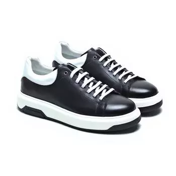 Спортивные кроссовки на шнуровке и без шнуровки из натуральной телячьей кожи