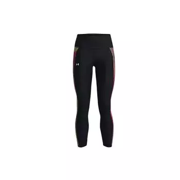 Спортивные леггинсы приталенного кроя с принтом логотипа Under Armour, женские брюки, черные 1369288-002 M