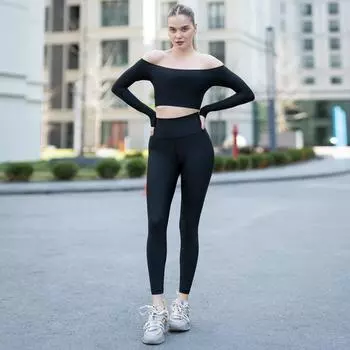 Спортивные леггинсы Slim Fit с высокой талией | Йога, пилатес и колготки для тренировок | Полная ткань из лайкры | сексуальные леггинсы